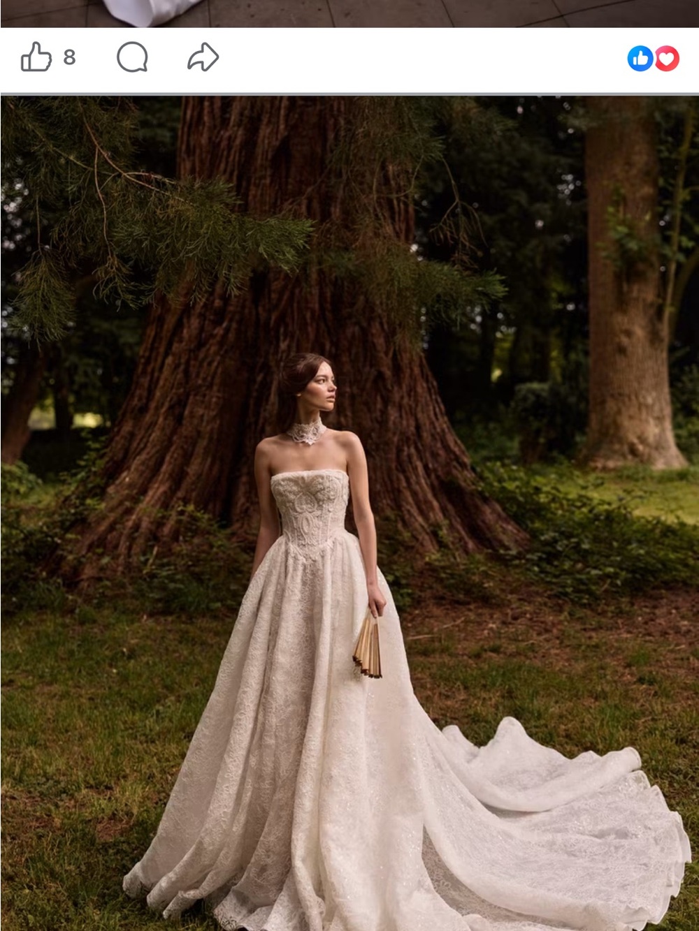 Qirelle by Milla Nova Ball Gown Wedding Dress in Ivory